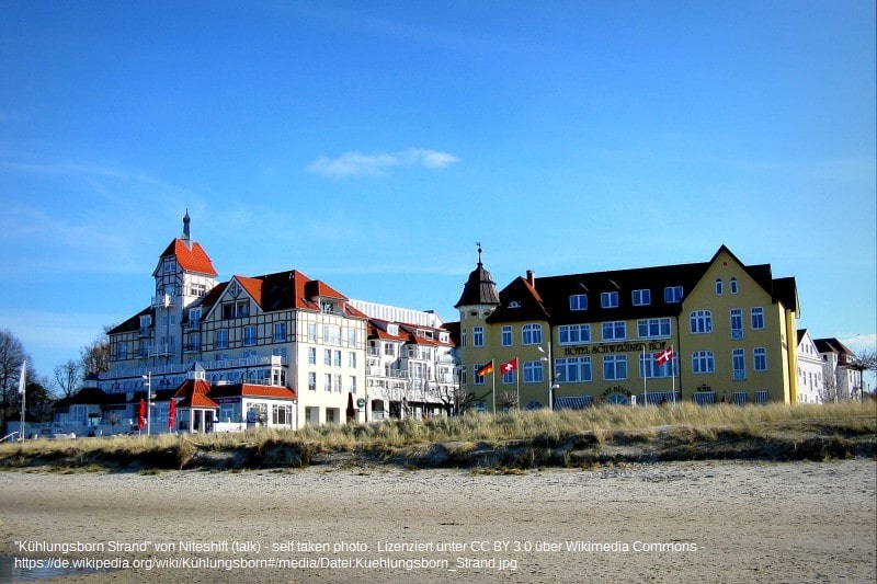 Das Haus Meeresblick und das Hotel Schweriner Hof in Kühlungsborn an der Ostsee